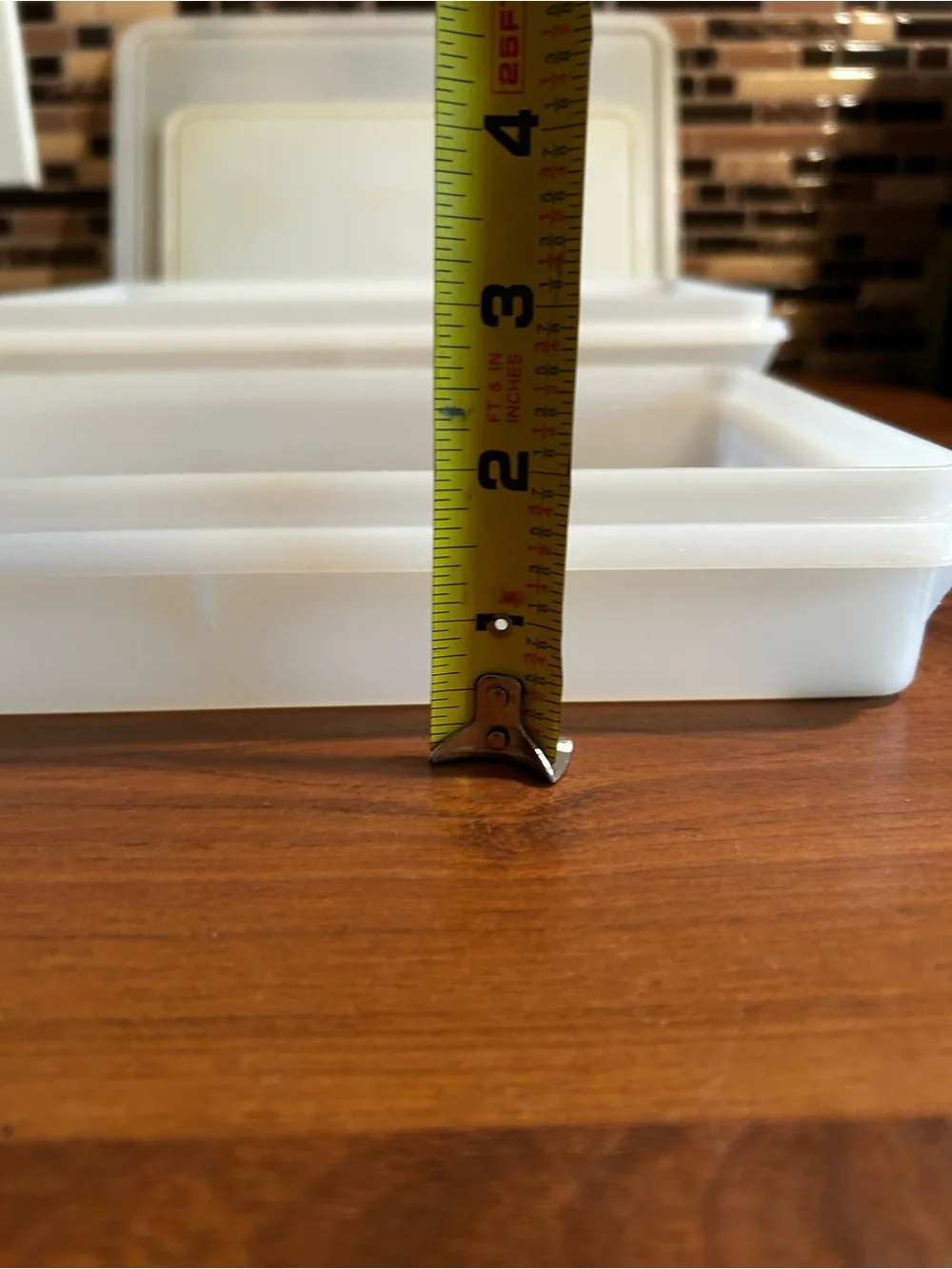 Set of 2 Vintage Tupperware Food Storage Containers with Lids
